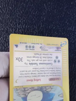 Near Mint Snorlax 100/144 Reverse Holo Skyridge Englisch Relaxo Pokemon Karten - Image 4