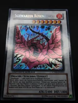 YUGIOH 2008 | 2 X BLACK ROSE DRAGON | CT05-DE003 | LIMITED | GERMAN | NEAR MINT - Image 4