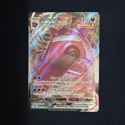 Gengar VMAX 157/264 Fusion Strike Full Art Ultra Rare Holo Pokemon Card - Image 1
