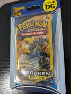 (4) Pokemon Dollar General Mini Booster Unbroken Bonds 3 Card Pack, Art Set+FOIL - Image 4