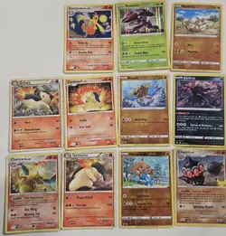 11 CARDS 2007-2020 POKEMON Cards Ex Lot Cyndaquil Charizard Mudbray Genescet+ - Image 1
