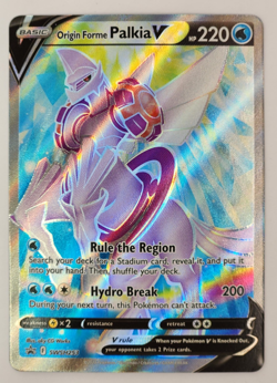 Pokemon TCG Card Origin Forme Palkia V SWSH253 Sword & Shield Promo Cards Holo - Image 1