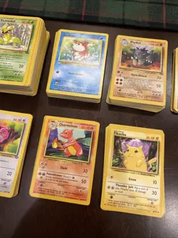 300+ Vintage Mixed Lot Pokemon Cards Trainer Cards Fire Grass Colorless Electric - Image 3