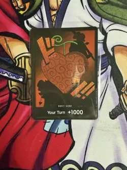 One Piece Devil Fruit Vol. 3 Don Card Red - Image 1