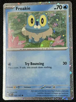 Froakie 056/197 Frogadier 057/197 Shrouded Fable OBF Promo Pokemon Card NM - Image 2