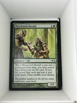 Magic the Gathering Wirewood Herald Duel Decks: Elves vs. Goblins MTG Free Ship! - Image 1
