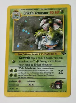 2000 Pokemon Erika's Venusaur #4/132 Gym Challenge Holo Rare - Image 1