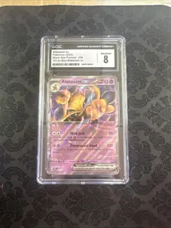 Pokemon Alakazam ex Black Star Promo #050 Scarlet & Violet 151 - CGC 8 - Image 1