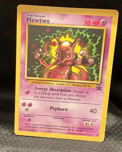 ?? Mewtwo Black Star Promo #14 - Vintage Pokemon TCG - VINTAGE! ?? - Image 1