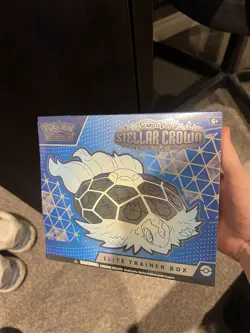 Pokemon TCG Stellar Crown ETB Elite Trainer Box Sealed - Image 1