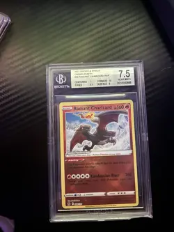 2023 Pokemon Sword and Shield Radiant Charizard RAR Crown Zenith #20 beckett 7.5 - Image 1