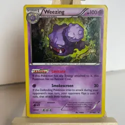 Weezing XY163 XY Black Star Promo Holo Pokemon Moderate Play+ - Image 1