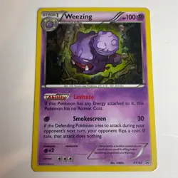 Weezing XY163 XY Black Star Promo Holo Pokemon Moderate Play+ - Image 3