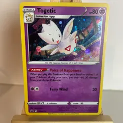 Togetic SWSH276 Sword & Shield Promo Holo Pokemon Light Play+ - Image 1