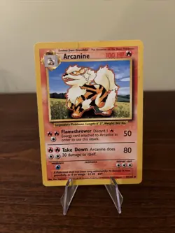 1999 Pokemon Game Arcanine #23/102 - Image 1