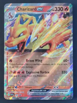 Charizard ex #161 Double Rare Promo Scarlet & Violet Pokemon TCG - Image 1