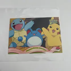 Topps Pokemon #12 Pikachu's Rescue Adventure TV Animation Edition LP - Image 1