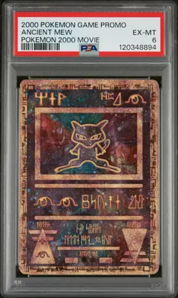 Pokemon TCG Ancient Mew PSA 6 EXCELLENT - Holo (English) promo - Image 1