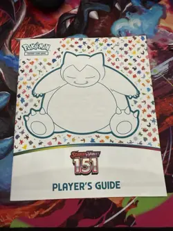 SCARLET & VIOLET 151 Players Guide - SNORLAX Cover ETB Booklet - Pokemon TCG - Image 1