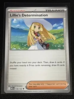 Pokemon TCG Mega Evolution Lillie's Determination 119/132 NM - Image 1