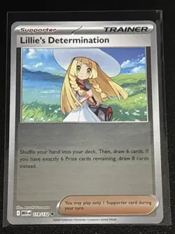 Pokemon TCG Mega Evolution Lillie's Determination Reverse Holofoil 119/132 NM - Image 1