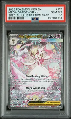 2025 POKEMON MEG EN-MEGA EVOLUTION #178 MEGA GARDEVOIR EX PSA 10 - Image 1