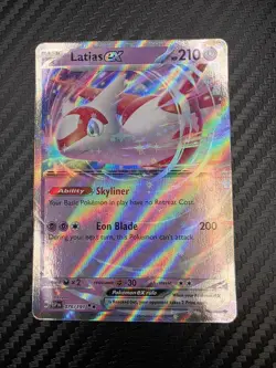 Latias EX 76/191 Surging Sparks Scarlet & Violet Double Rare Pokemon TCG NM/M - Image 1