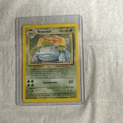 POKEMON TCG VENUSAUR 15/102 HOLO BASE SET UNLIMITED 1999 - (SEE PHOTOS) - Image 1