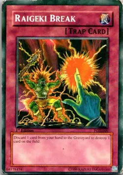 Raigeki Break PGD-096 1st Edition Pharaonic Guardian Yugioh HP - Image 1