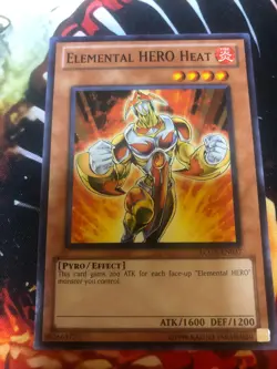 Yugioh - Elemental HERO Heat LCGX-EN037 - NM Unlimited - Image 1