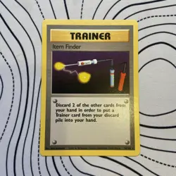 Pokemon - Item Finder - Non Holo - 74/102 - Base Set - Rare Trainer Card LP - Image 1