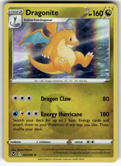Dragonite 131/195 SWSH12: Silver Tempest NM Pokemon Card TCG - Image 1
