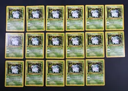 17 NM/LP+ Nidoran 1st Edition Jungle Set 57/64 Pokemon Cards - Image 1