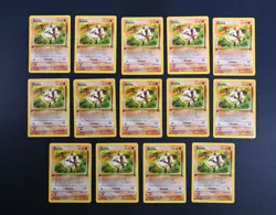 14 NM/LP+ Mankey 1st Edition Jungle Set 55/64 Pokemon Cards - Image 1