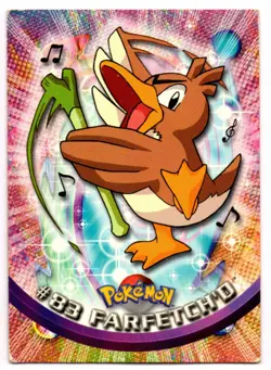 FARFETCH'D #83 CROMO / CARD POKEMON TRADING CARDS 1999-2000 TOPPS - Image 1