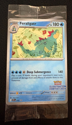 Feraligatr 213 Promo Illustration Contest 2024 Stamped (Sealed) - Image 1