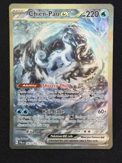 OBO /Pokemon TCG Chien-Pao EX 261/193 Sv02 Paldea Evolved Holo Card NM Condition - Image 1