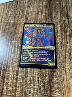 Raff, Weatherlight Stalwart (Halo Foil) Uncommon MOM MTG March of the Machines - Image 1