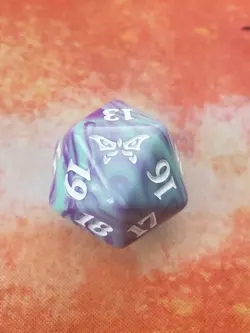MTG Magic The Gathering Oversized Spindown Dice Duskmourn House of Horror - Image 1