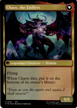MTG Garland, Knight of Cornelia Foil NM FINAL FANTASY Magic 221 - Image 2