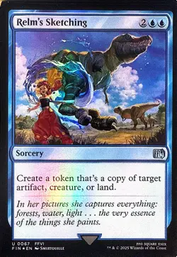 Relm's Sketching Foil U FINAL FANTASY 67 NM - Image 1