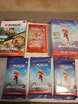MTG AVATAR LOT - JUMPSTART & PLAY PACKS, COLLECTOR BOOSTER PACK, 3 PLAY PACKS - Image 1
