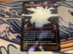 MTG Avatar The Last Airbender The Last Agni Kai Borderless Foil 0314 - Image 1