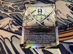 MTG Avatar The Last Airbender Avatar Aang Borderless Foil 0308 - Image 2
