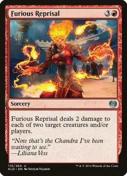 Furious Reprisal Magic The Gathering Kaladesh MINT - Image 1