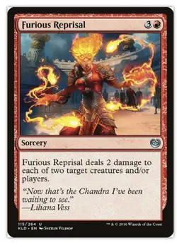 Furious Reprisal Magic The Gathering Kaladesh MINT - Image 2