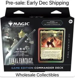 NEW MTG Final Fantasy VII Limit Break Game Edition Commander Deck Ship Dec +plus - Image 1