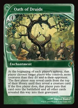 Oath of Druids (Future Sight) - Mystery Booster 2 - M - #212 - NM - Image 1