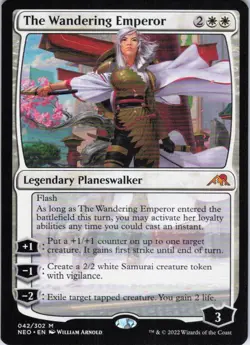 MTG The Wandering Emperor (42) | NM | Kamigawa: Neon Dynasty {NEO} - Image 1