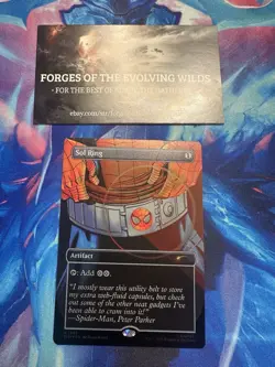 Sol Ring 1993 Foil Marvel's Spider-Man: Heroic Deeds Secret Lair - Image 1